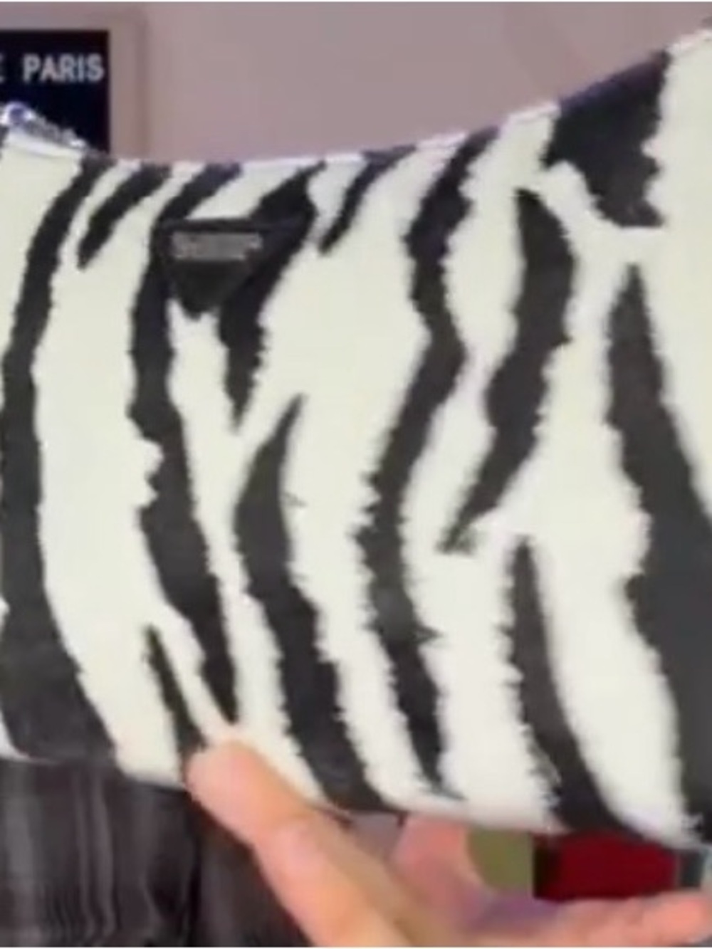 NEW Valentino Orlandi Branco Zebra Print Bag. Retail: $120. Asking: $70.